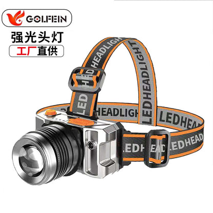 USB充電式ズームヘッドライト｜夜釣り・アウトドアに最適！