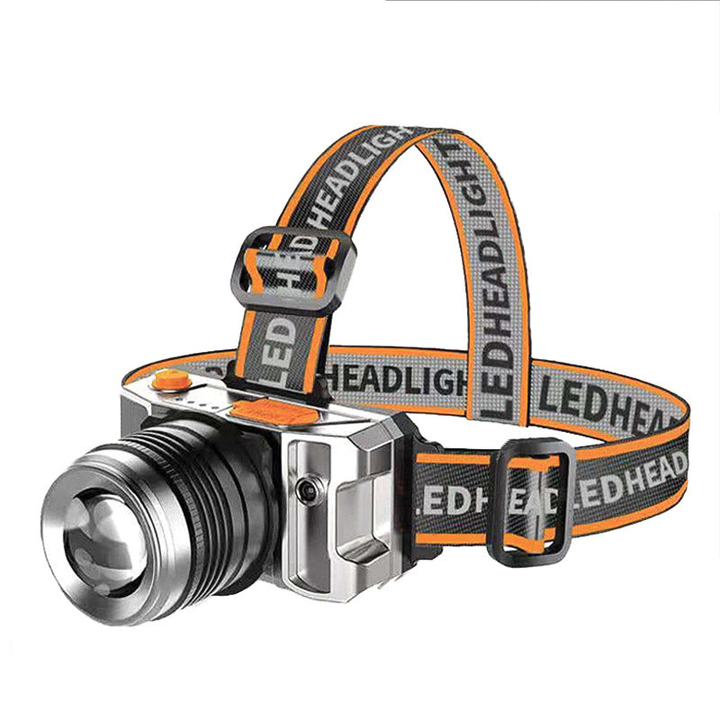 USB充電式ズームヘッドライト｜夜釣り・アウトドアに最適！