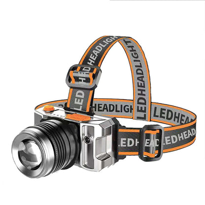 USB充電式ズームヘッドライト｜夜釣り・アウトドアに最適！